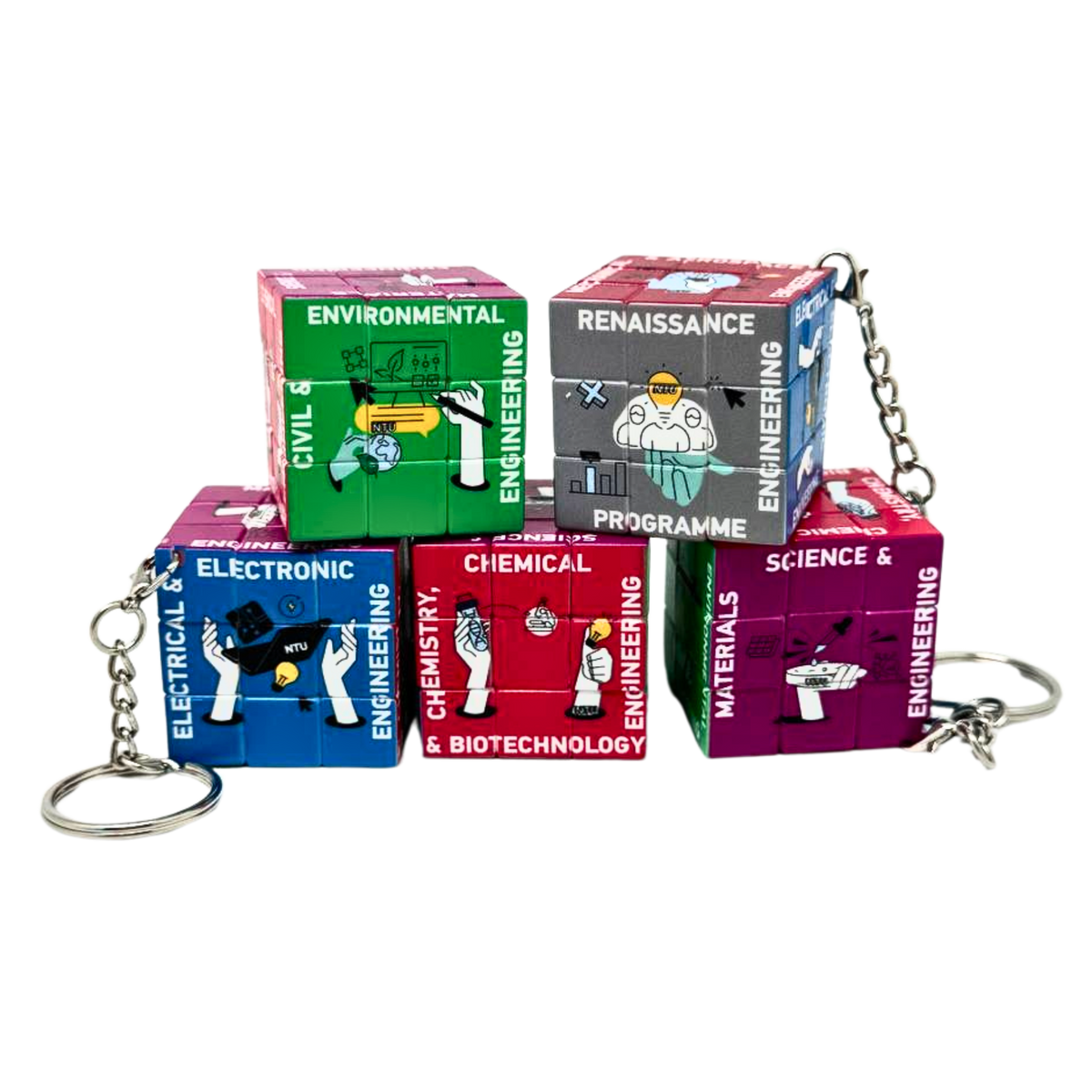 Customised Keychain Rubik's Cube (Preorder)