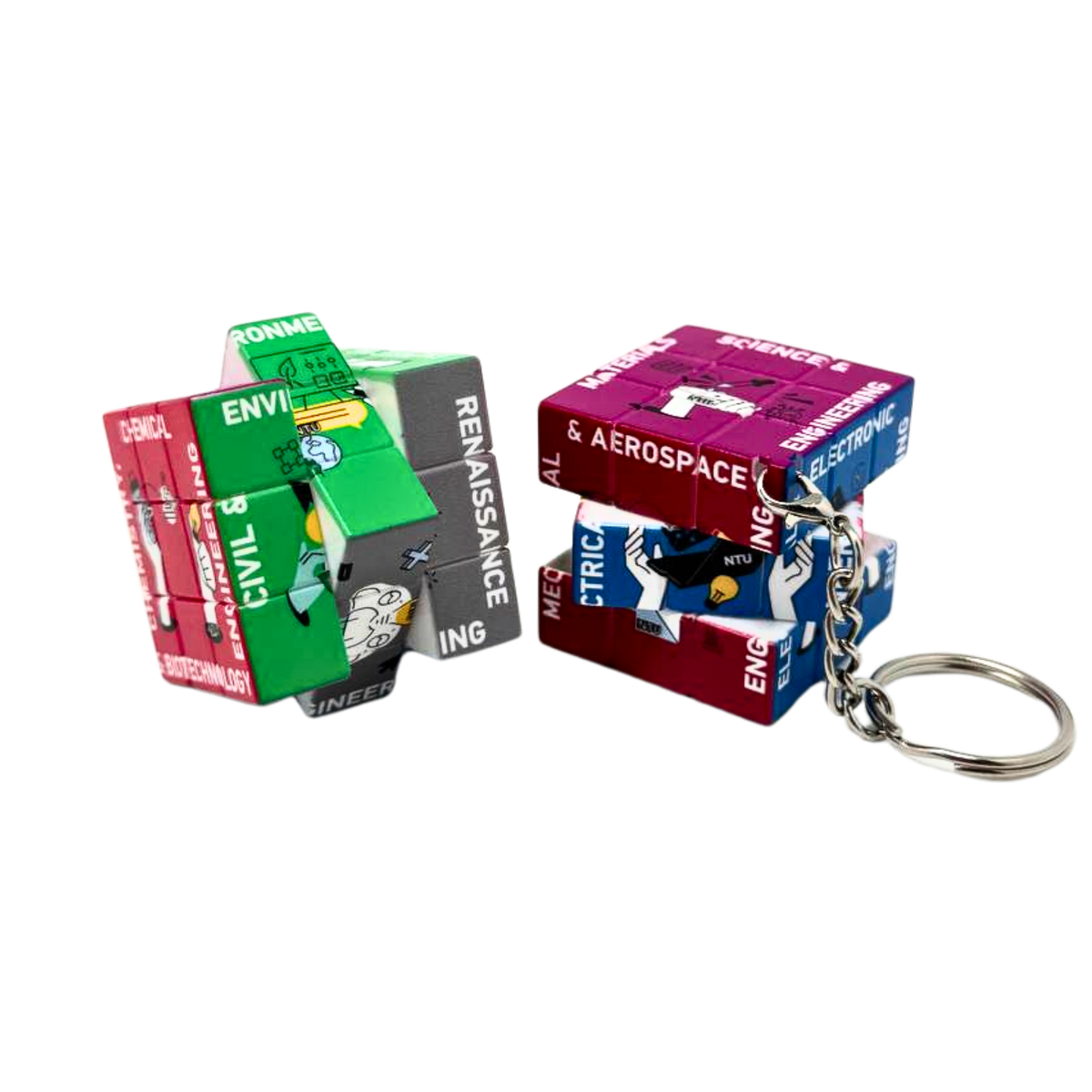 Customised Keychain Rubik's Cube (Preorder)