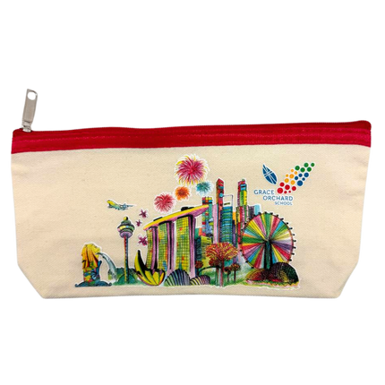 Customised Canvas Fabric Pencil Case (Preorder)