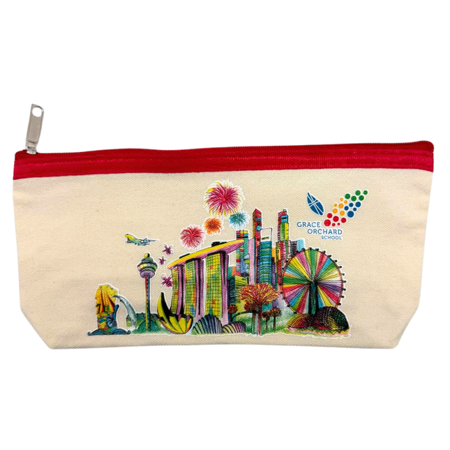 Customised Canvas Fabric Pencil Case (Preorder)