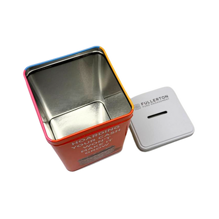 Customised Metal Tin Coin Bank (Preorder)