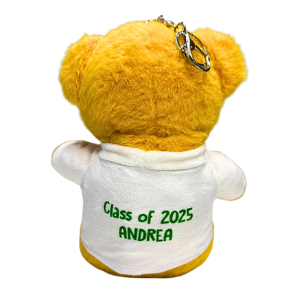 Customised 10cm Graduation Bear with Keychain (Preorder)