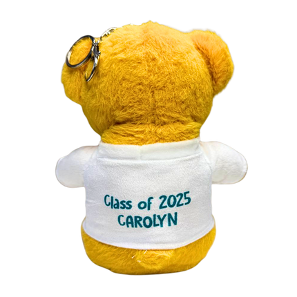 Customised 10cm Graduation Bear with Keychain (Preorder)