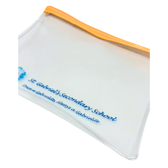 Customised Transparent PVC A5 Zip Case (Preorder)