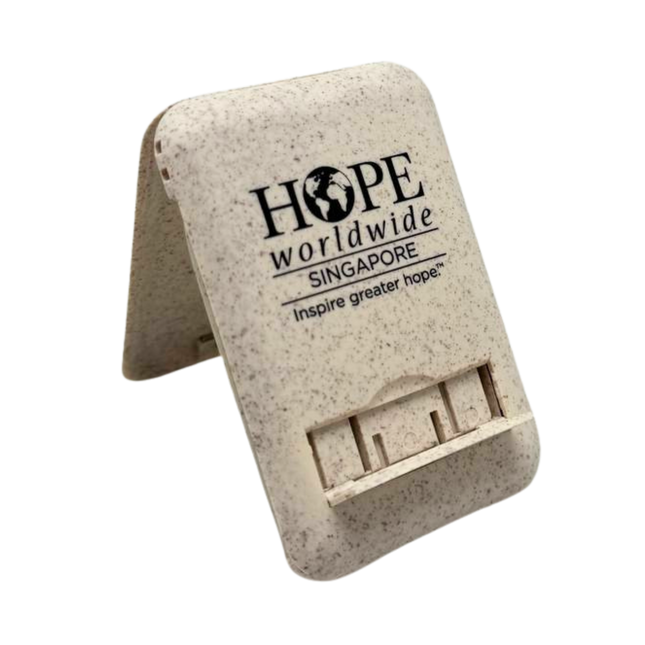 Customised 2-in-1 Wheat Phone Stand with Cable (Preorder)