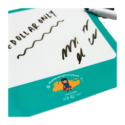 Customised Magnetic Whiteboard with Marker (Preorder)