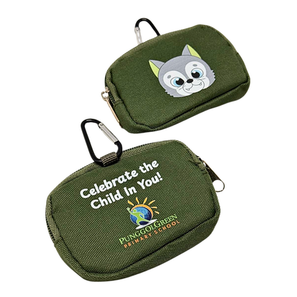 Customised Coin Pouch with Carabiner (Preorder)