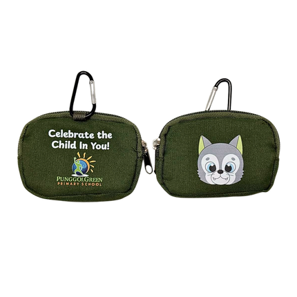 Customised Coin Pouch with Carabiner (Preorder)
