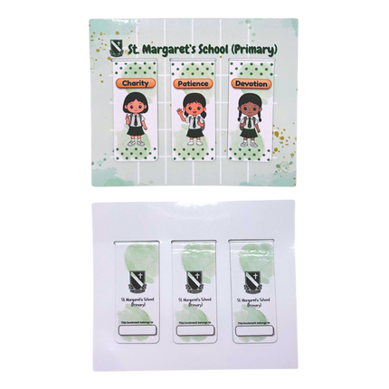 Customised Set of 3 Magnetic Bookmark (Preorder)