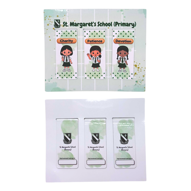 Customised Set of 3 Magnetic Bookmark (Preorder)