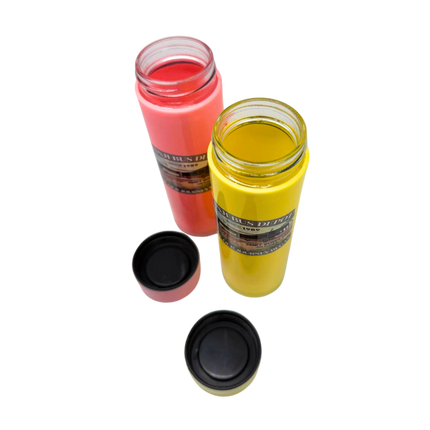 Customised Double Walled Wheat Fibre and Glass Bottle (Preorder)