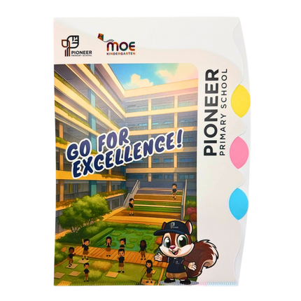 Customised 4-Compartment L Shaped Plastic Folder (Preorder)