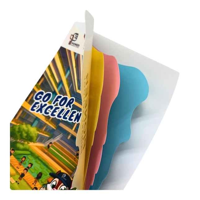 Customised 4-Compartment L Shaped Plastic Folder (Preorder)