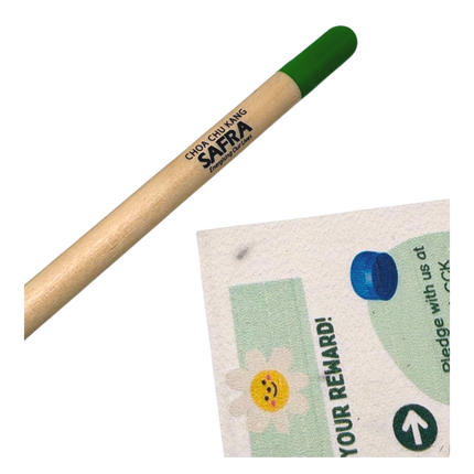 Customised Sprout Pencil with A6 Seed Plantable Paper (Preorder)
