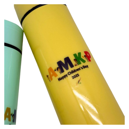 Customised Double Walled Wheat Fibre and Glass Bottle (Preorder)