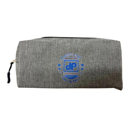 Customised Rectangular Zippered Canvas Pencil Case (Preorder)