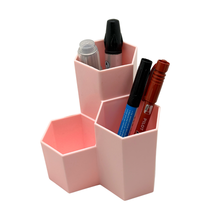 Customised Honeycomb-Shaped Pen Holder