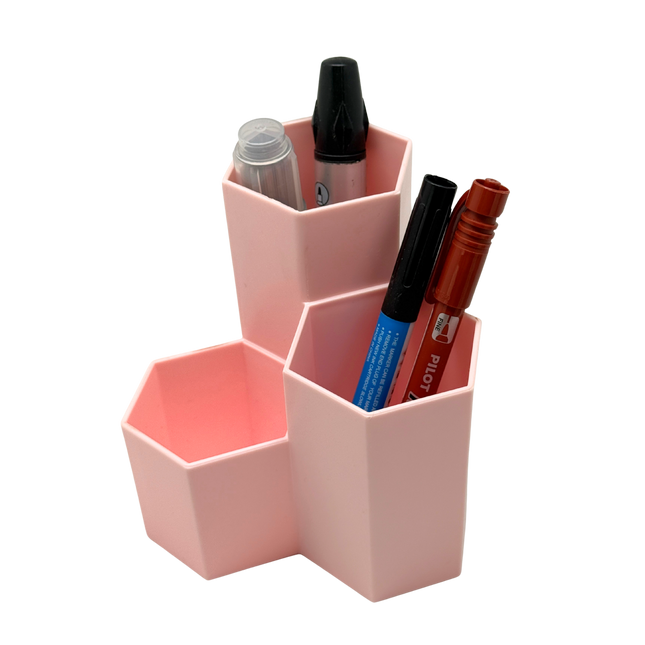 Customised Honeycomb-Shaped Pen Holder