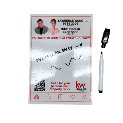 Customised Whiteboard Fridge Magnet