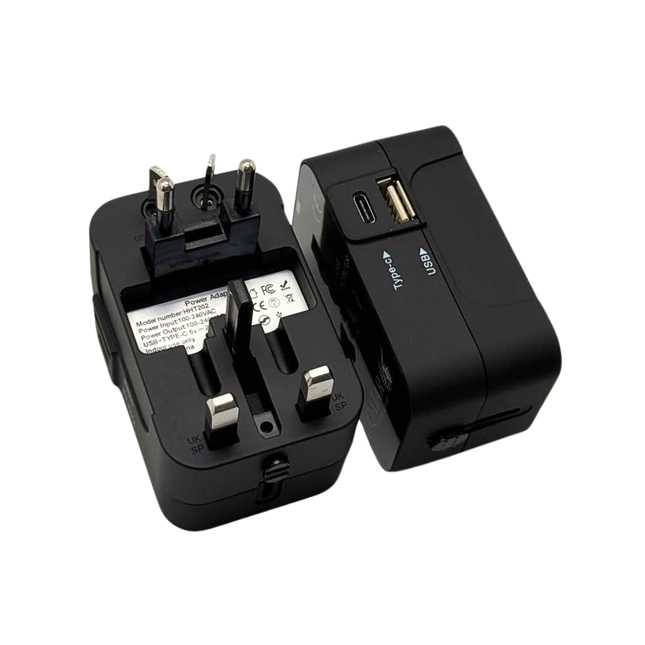 Customised Universal Travel Adaptor With Type-C and USB Port (Preorder)