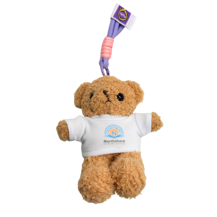Customised 12cm Bear with Shirt Keychain (Preorder)