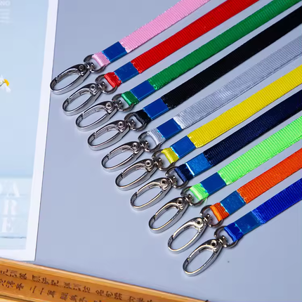 Press Buckle Colored Lanyard