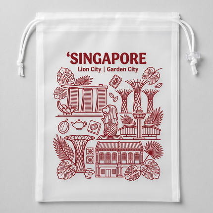 A5 EVA Drawstring Bag