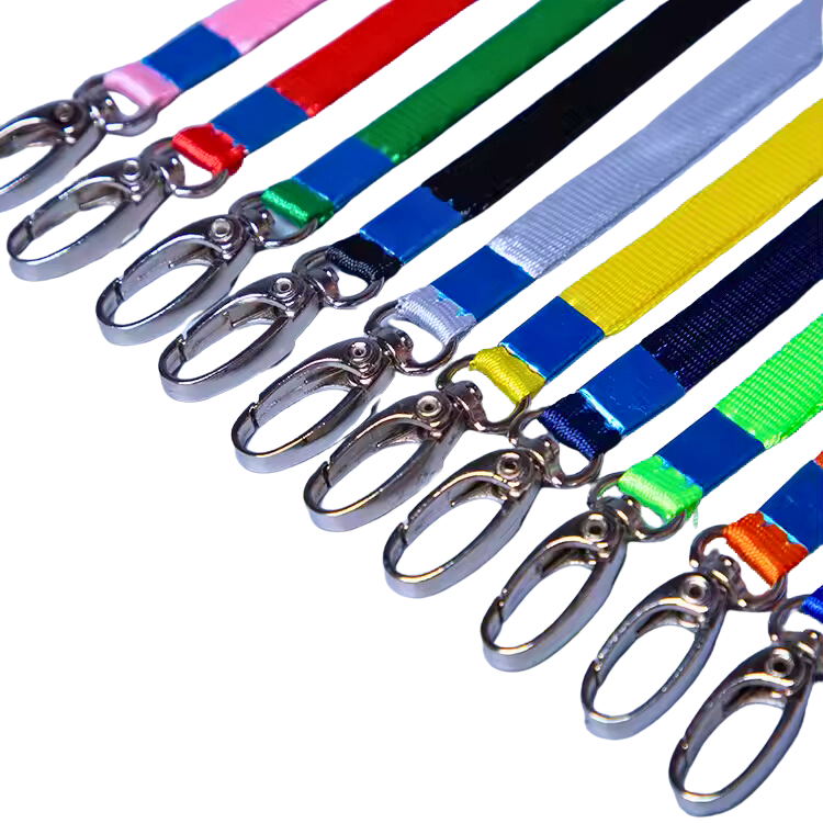 Press Buckle Colored Lanyard
