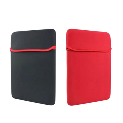 10.2 Inches 2 Tone Red Black Reversible Neoprene iPad Sleeve