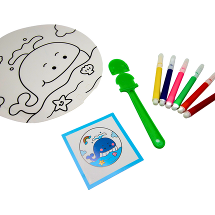 DIY Colouring Fan