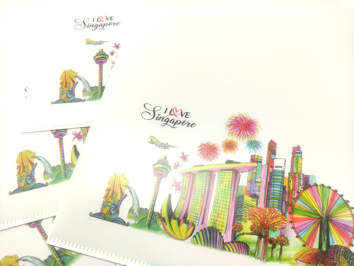 Singapore Theme Design L-Folder