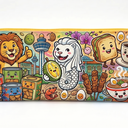 Premium Canvas Fabric Pencil Case