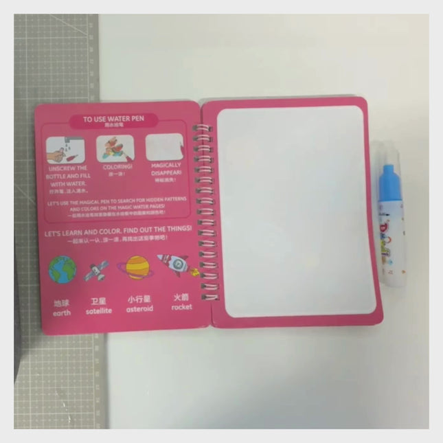 Reusable Magic Water Coloring Book
