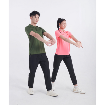 Oren Microfiber Eyelet Short Sleeve Polo