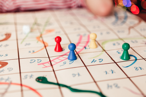 snakes and ladders board game