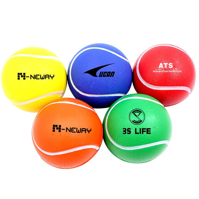 6.3cm Tennis Design Stress Ball IWG FC One Dollar Only