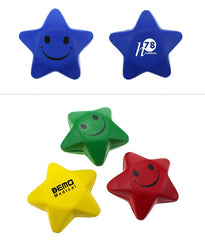 10 Smiley Five-Pointed Star Pressure Balls IWG FC One Dollar Only