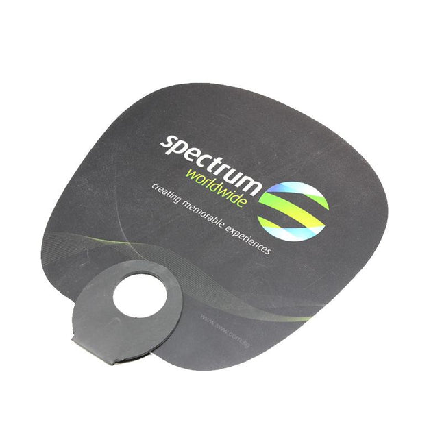 Small O-shaped Plastic Fan with Handle IWG FC One Dollar Only