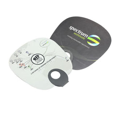 Small O-shaped Plastic Fan with Handle IWG FC One Dollar Only