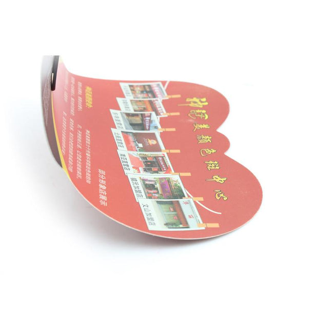 Butterfly-Shaped Plastic Fan with Handle IWG FC One Dollar Only
