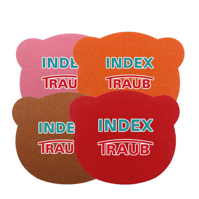 Bear Shaped Felt Coasters IWG FC One Dollar Only