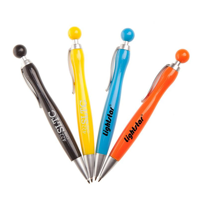 Ballpoint Pen With Spherical Push Button One Dollar Only