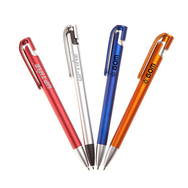 Push Button Plastic Ballpoint Pen With Spray-Painted Body One Dollar Only