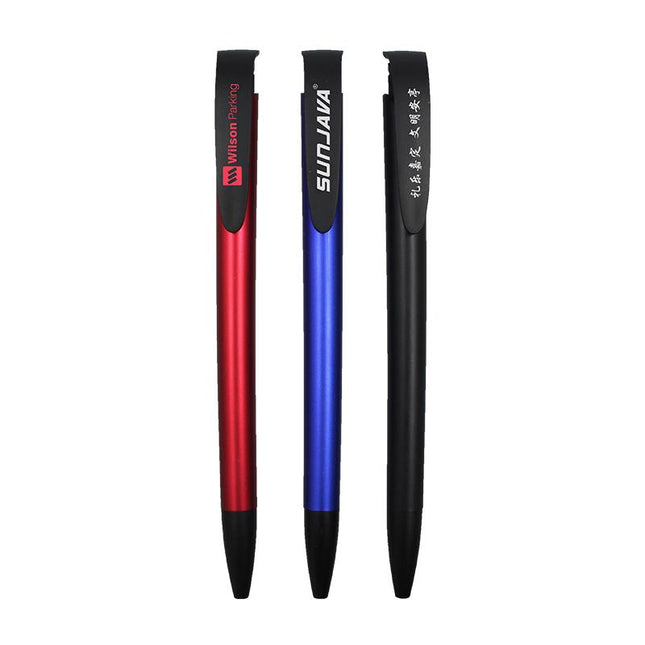 Ballpoint Pen With Spray-Painted Body For Metal Effect One Dollar Only