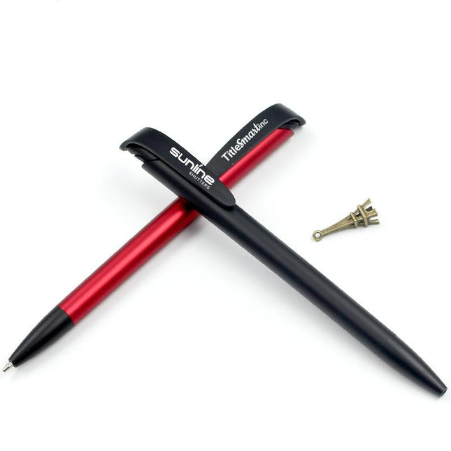 Ballpoint Pen With Spray-Painted Body For Metal Effect One Dollar Only
