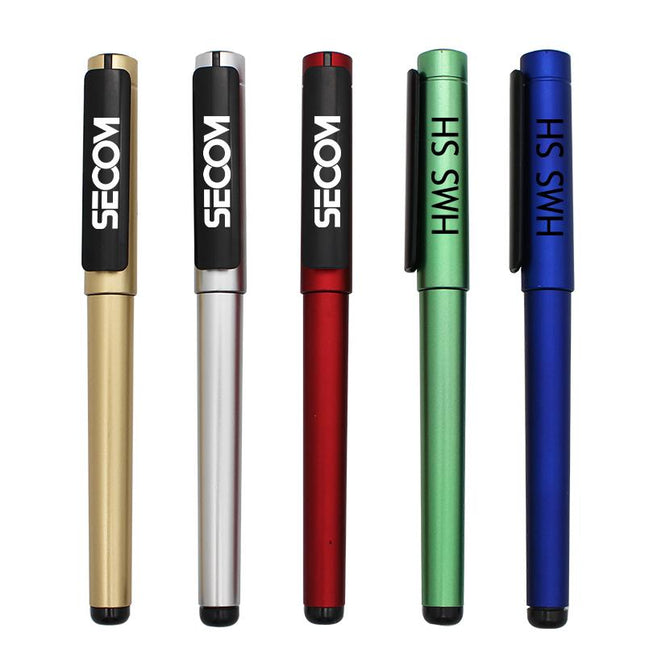 Gel Pen With Plastic Body And Removable Cap One Dollar Only