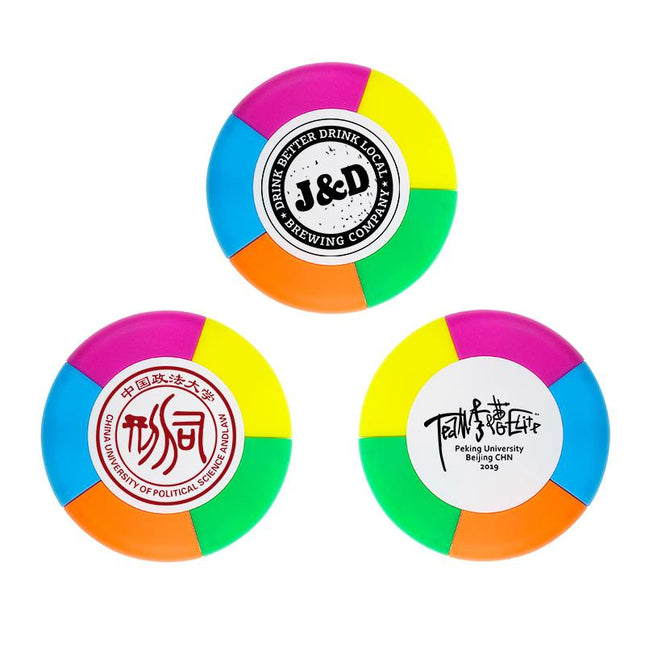 5-Colour Round Highlighter One Dollar Only