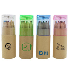 Colour Pencil And Pencil Sharpener Set One Dollar Only