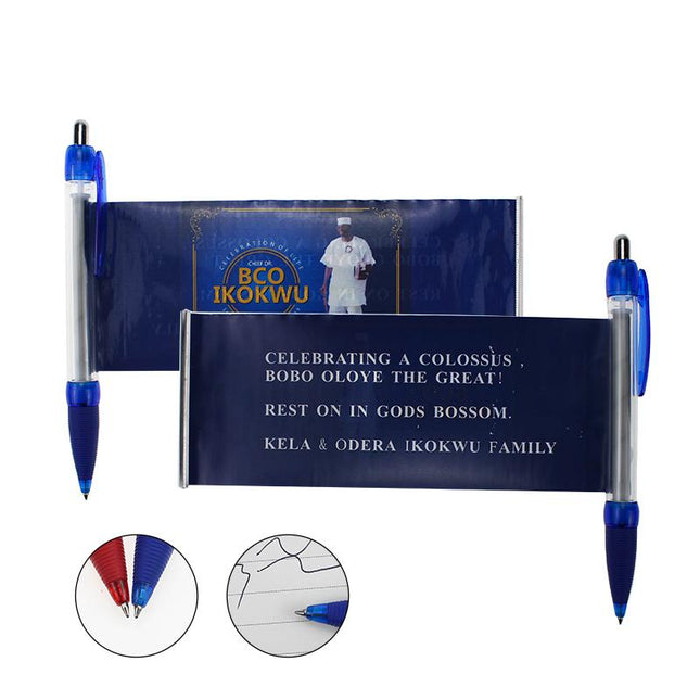 Clicker Banner Gel Pen IWG FC One Dollar Only