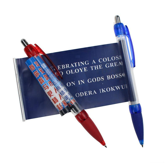 Clicker Banner Gel Pen IWG FC One Dollar Only